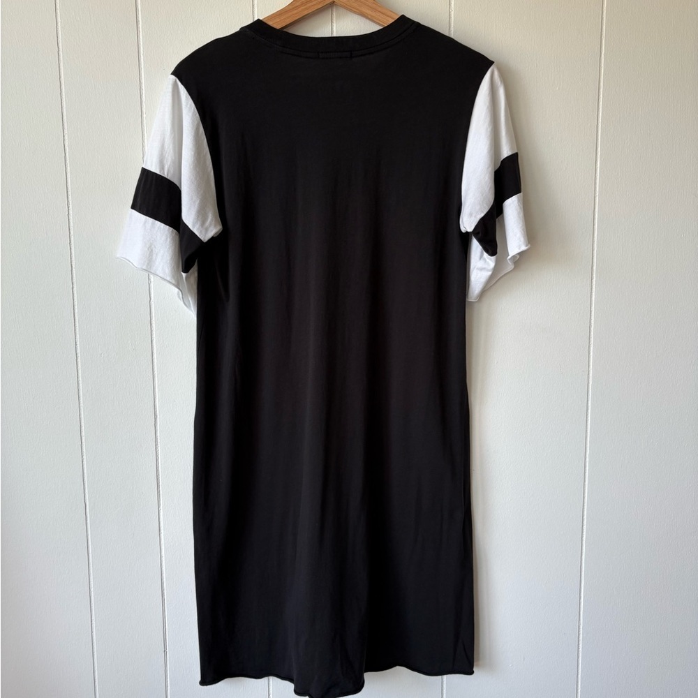 ATM Anthony Thomas Melillo Jersey Striped Sleeve Mini Dress | Size Small - Picture 5 of 11